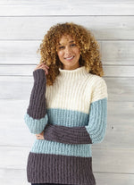 5894 Sweater and Cardigan in Wildwood Chunky Knitting Pattern