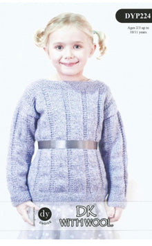 DYP224 Children's Jumper DK Knitting Pattern