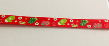 Grosgrain Mitten Christmas Ribbon 15mm sold by the metre
