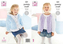 5601 King Cole Children’s Yummy Crudh Chunky Knitting Pattern