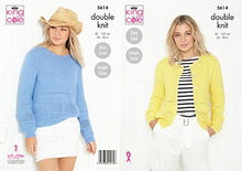 5614 King Cole Sweater & Cardigans: Knitted in Paradise Beaches Double Knitting Pattern