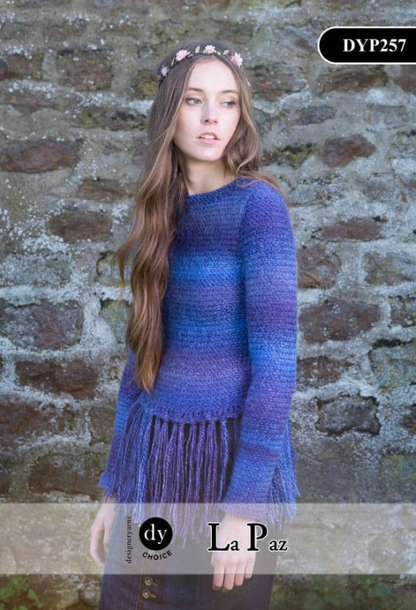DYP257 Ladies Aran Jumper Knitting Pattern