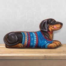 Oakwood Archer Dachshund Cushion Front Counted Cross Stitch Kit PD-1835