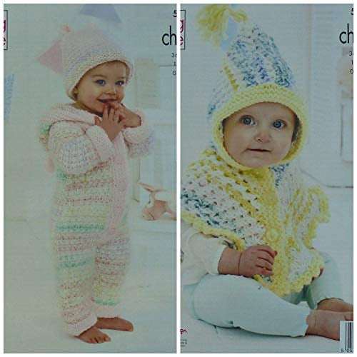 5466 King Cole Babies Chunky Knitting Pattern