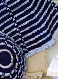 9400 Stylecraft Jeanie Denim Aran Throw and Cushion Crochet Pattern