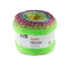 Katia Neon Cake with Free Shawl Pattern for both Knitting & Crochet