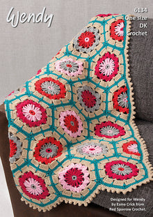 6134 Wendy Crochet Throw Home Accessories Pattern