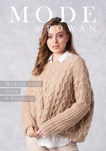 Mode at Rowan 4 Projects Modern Aran Style by Martin Storey Knitting Pattern Book