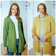 5658 King Cole Ladies Aran Cardigan Knitting Pattern
