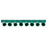 28mm Pom Pom Fringe Trim - All Colours - Per Metre