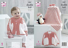 5207 King Cole Matinee Coat, Hat, Blanket & Bootees Knitted in Cottonsoft Candy & Cottonsoft Double Knitting Pattern