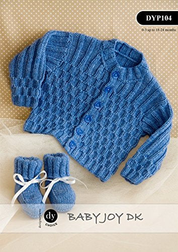 DYP104 Baby Double Knitting Pattern 0-3 -18-24 months