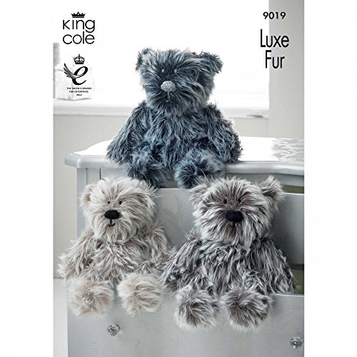 9019 Teddy Bear Chunky Knitting Pattern