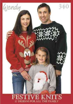 Wendy Festive Knits 340 Pattern Book