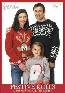 Wendy Festive Knits 340 Pattern Book