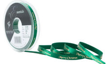 Berisfords 10 mm Merry Christmas Ribbon sold by the metre