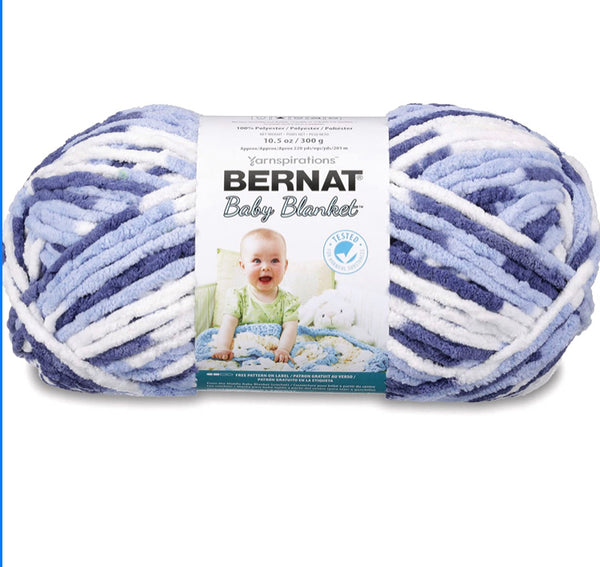 Bernat Baby Blanket Kit with Free Blanket Pattern 300gram ball