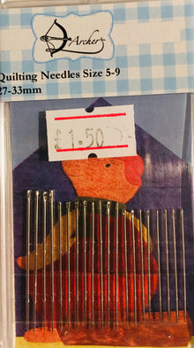 Oakwood Archer Quilting Needles Size 3-7