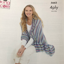 5662 King Cole 4ply Sock Knitting Pattern