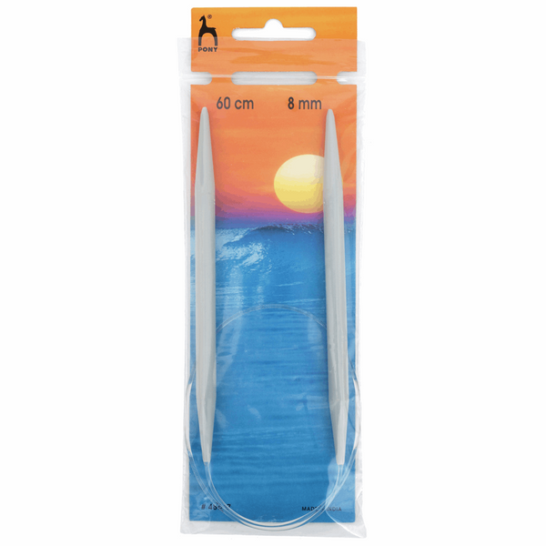 Pony Knitting Pins: Circular: Fixed: Classic: 60cm