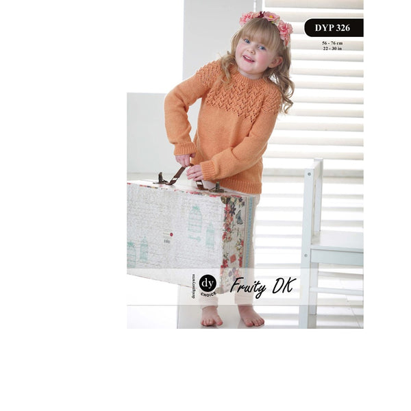 DYP326 Children’s Double Knitting Jumper Knitting Pattern