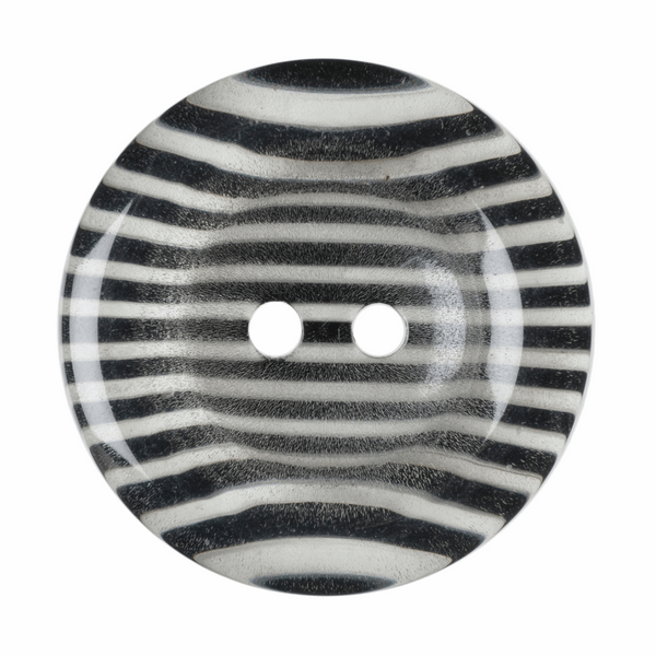 Round Stripe Buttons 25mm (pack of 2)