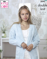 5042 King Cole Ladies Sweater & Cardigan DK Knitting Pattern