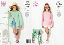 5612 King Cole Cardigan & Sweater: Knitted in Paradise Beaches Double Knitting Pattern