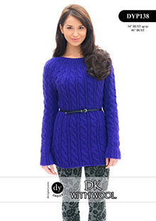 DYP138 Ladies Jumper Double Knitting Pattern