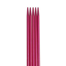 Pony Colour: Knitting Pins: Double-Ended: Set of Five: Aluminium: 20cm (DPNs)