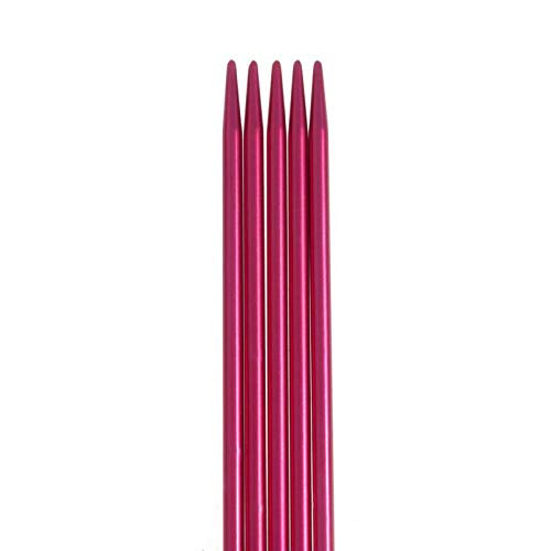 Pony Colour: Knitting Pins: Double-Ended: Set of Five: Aluminium: 20cm (DPNs)