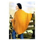 5914 Wendy Aran - Shawl Collar Wrap Knitting Pattern