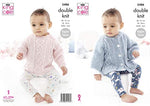 5486 King Cole Sweater & Cape: Knitted in Cotton Top Double Knitting Pattern