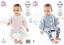 5486 King Cole Sweater & Cape: Knitted in Cotton Top Double Knitting Pattern