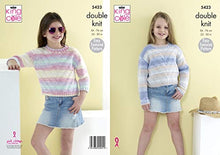 5423 King Cole Children’s Sweaters Knitted in Beaches Double Knitting Pattern
